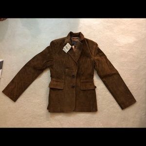 Banana Republic Suede Blazer Jacket size 0